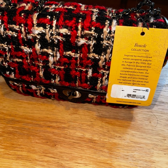 NWT- Patricia Nash Lorenza Shoulder Bag- Boucle Collection - Picture 4 of 6